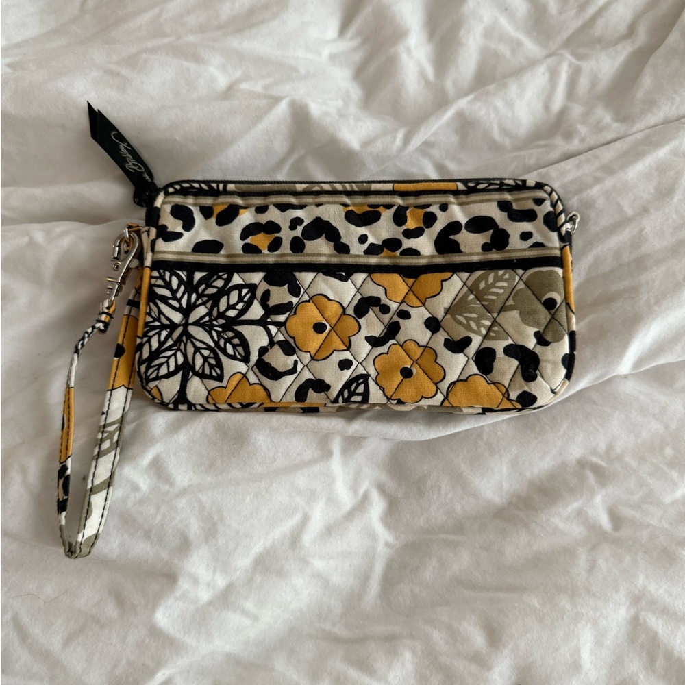 Vera Bradley go wild pattern wristlet